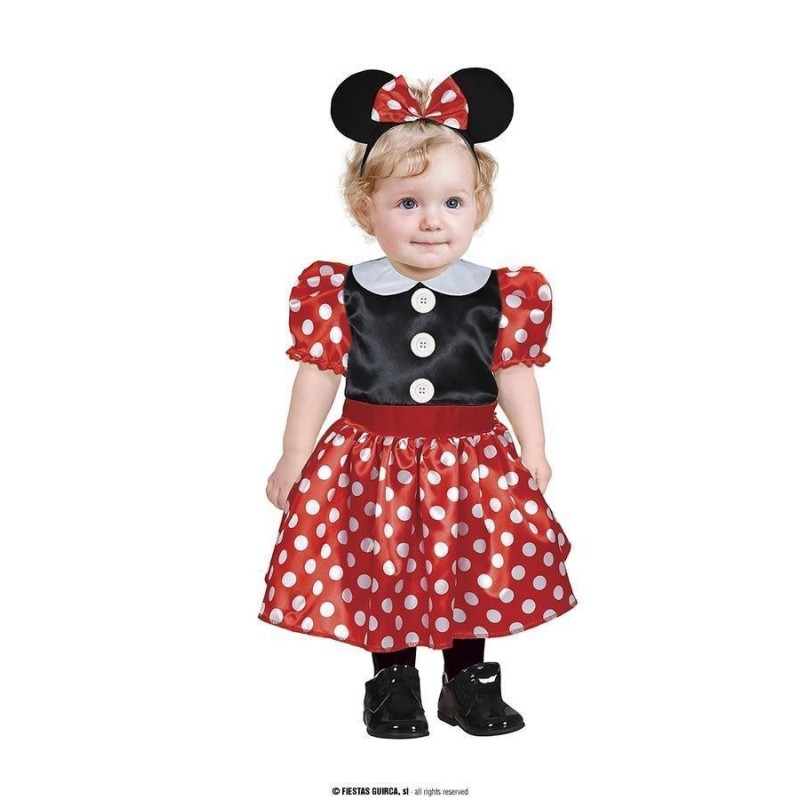 DISFRAZ MOUSY RATONCITA  MINNIE 2-3 Años